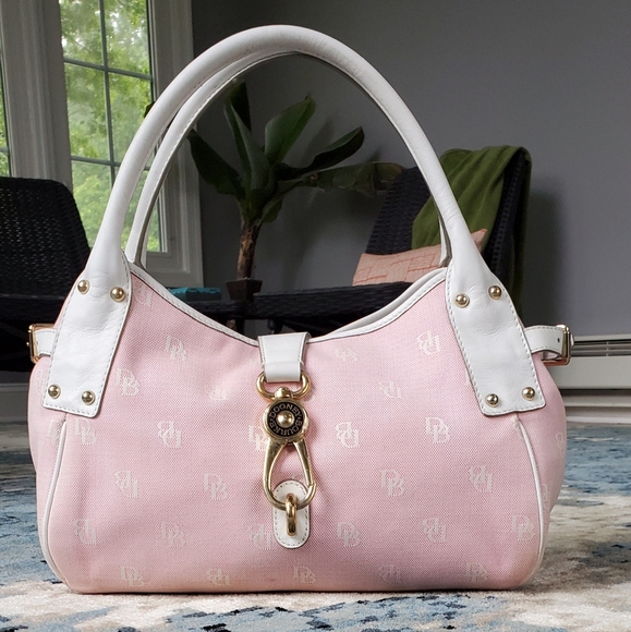 Dooney & Bourke Handbags - Dooney & Bourke pink & white handbag